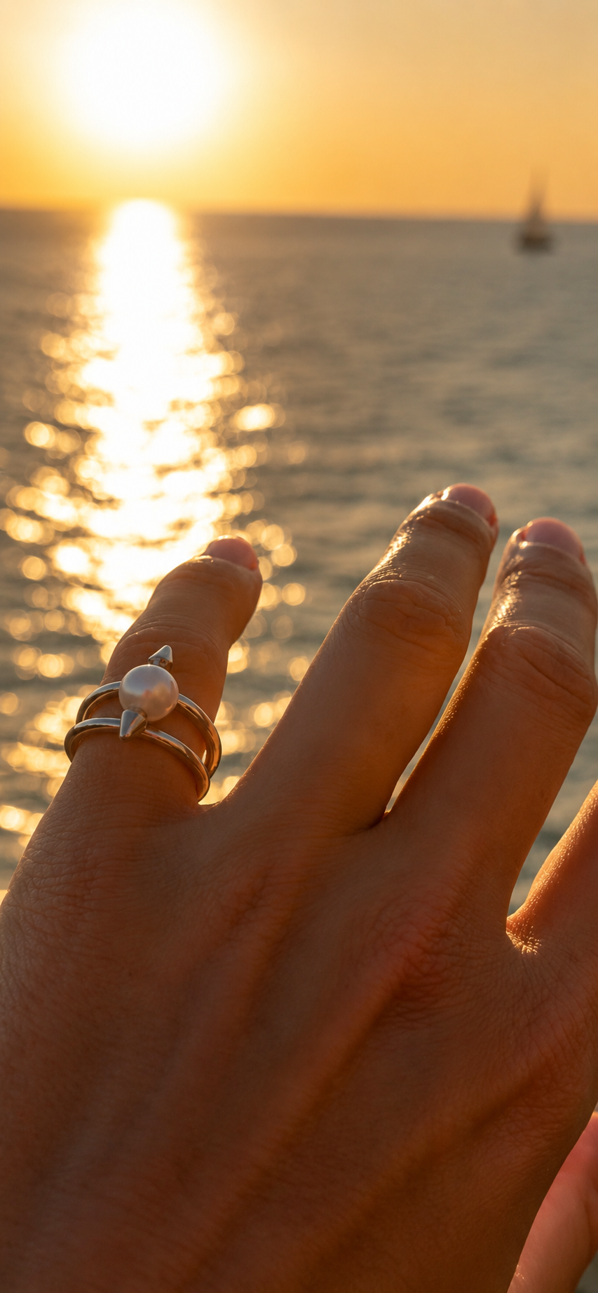 REBEL PEARL RING