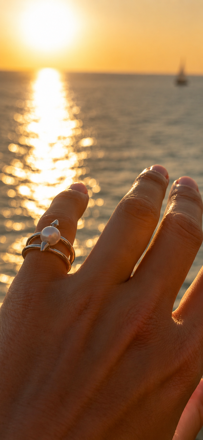 REBEL PEARL RING